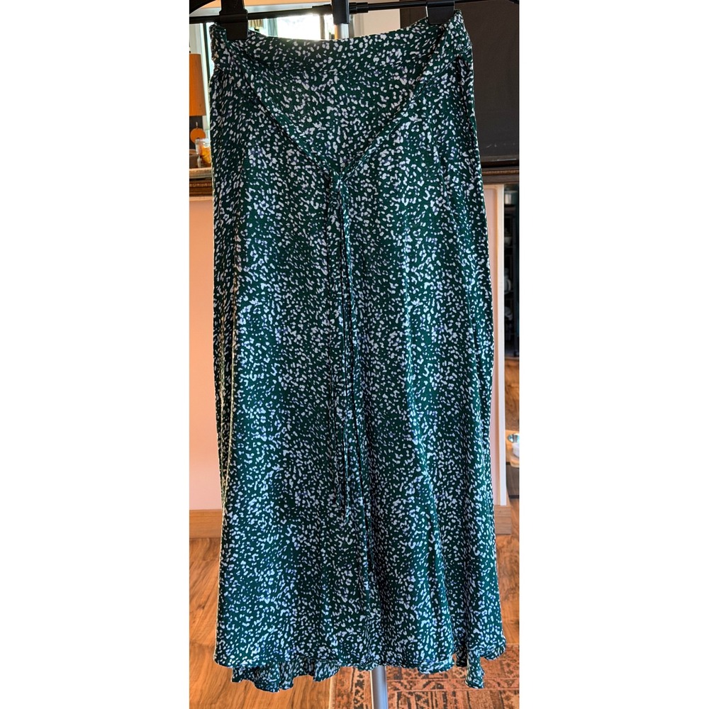 Swingy Cottagecore Midi Skirt with Slit Small